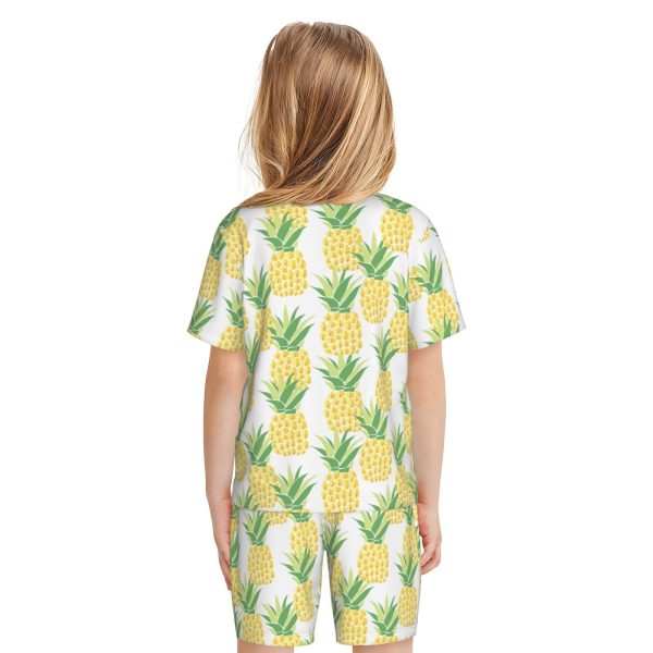 Short-Sleeved Pajama Set For Kids - Image 3