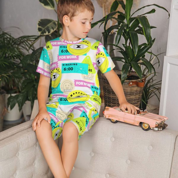 Short-Sleeved Pajama Set For Kids - Image 8