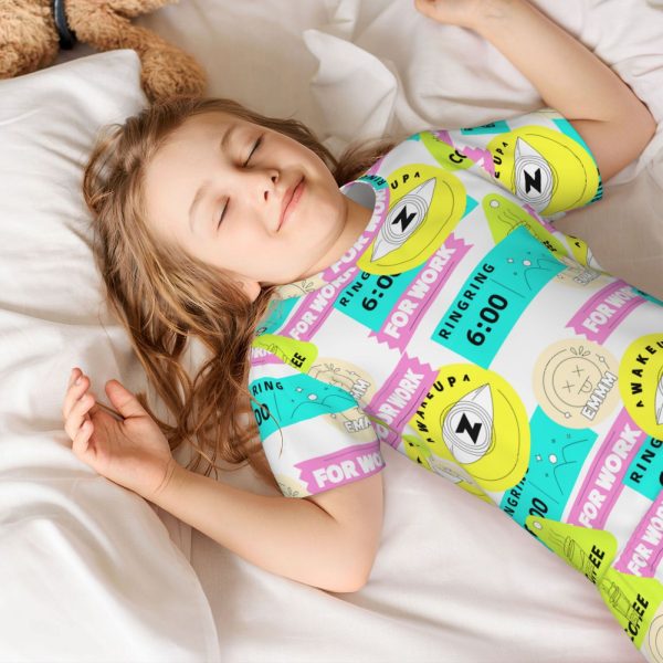 Short-Sleeved Pajama Set For Kids - Image 9