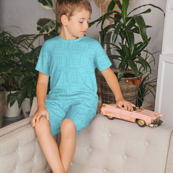 Short-Sleeved Pajama Set For Kids - Image 8