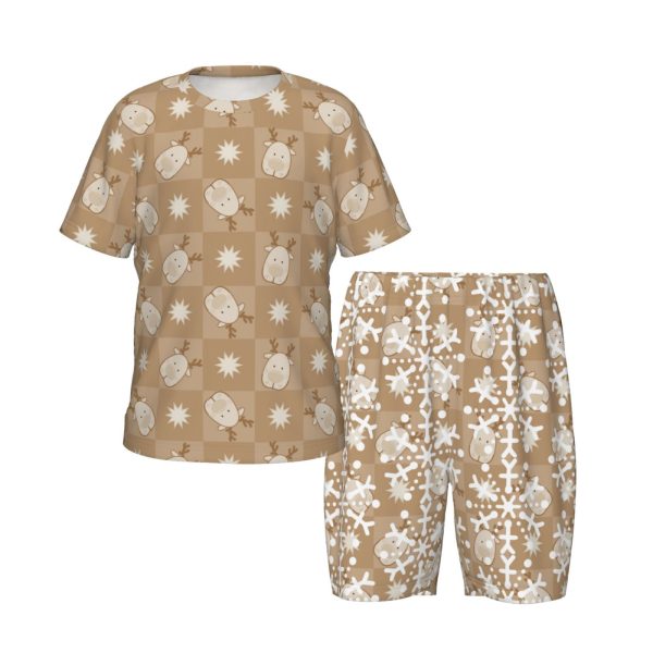 Short-Sleeved Pajama Set For Kids