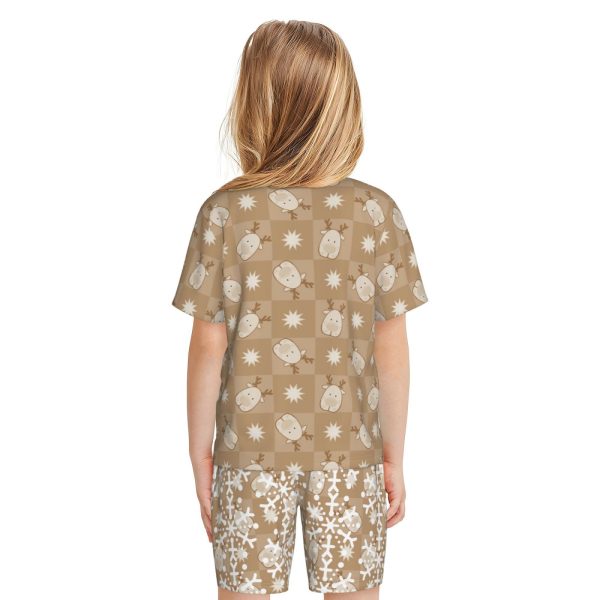 Short-Sleeved Pajama Set For Kids - Image 3