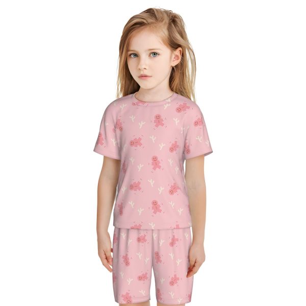 Short-Sleeved Pajama Set For Kids - Image 2