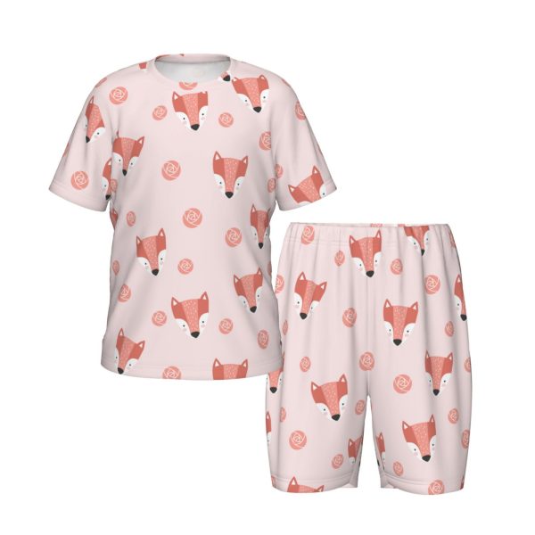 Short-Sleeved Pajama Set For Kids