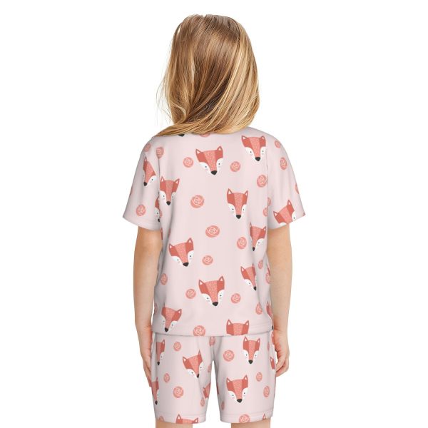 Short-Sleeved Pajama Set For Kids - Image 3