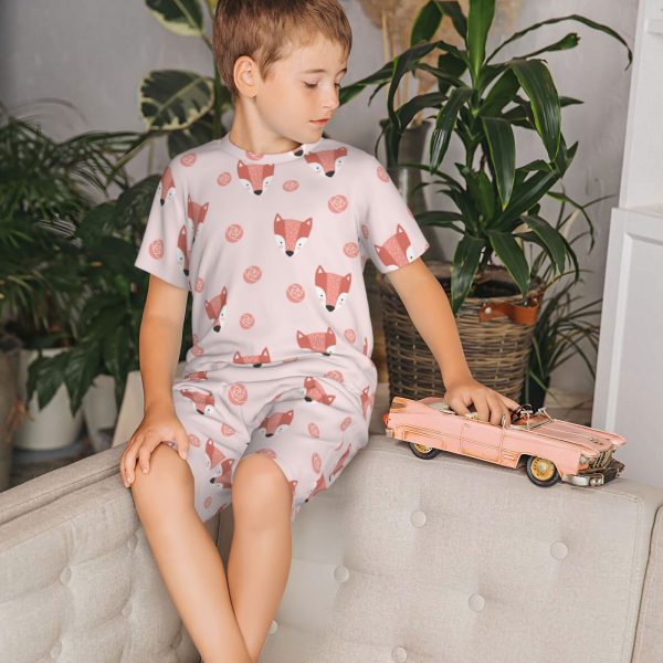 Short-Sleeved Pajama Set For Kids - Image 8