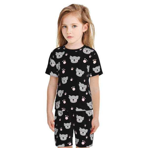 Short-Sleeved Pajama Set For Kids - Image 2