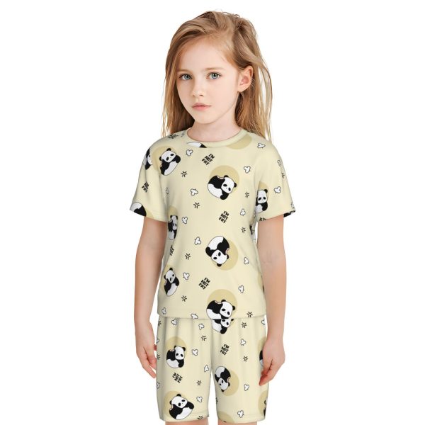 Short-Sleeved Pajama Set For Kids - Image 2