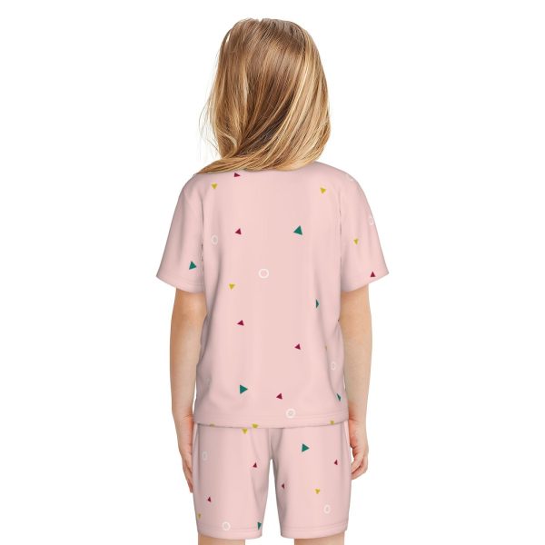 Short-Sleeved Pajama Set For Kids - Image 3