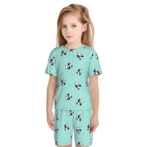 Short-Sleeved Pajama Set For Kids - Image 2