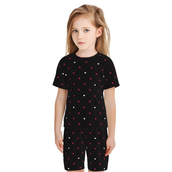 Short-Sleeved Pajama Set For Kids - Image 2