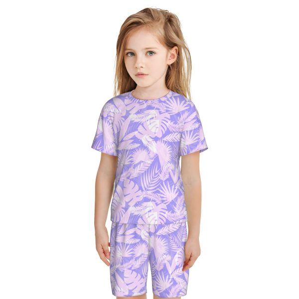 Short-Sleeved Pajama Set For Kids - Image 2