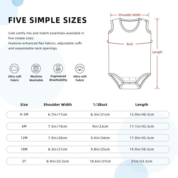 Baby Sleeveless Bodysuit - Image 9